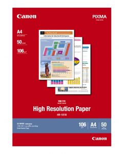 Canon HR-101N High Ressolution Paper 50 Sheets 106g/m2-A4