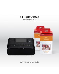 SELPHY CP1300 (Black) Bundle Pack
