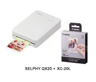 SELPHY QX20 (Sand White) + XC-20L