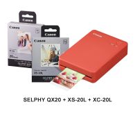 [Pre-Order] SELPHY QX20 (Terracotta Red) + XS-20L + XC-20L