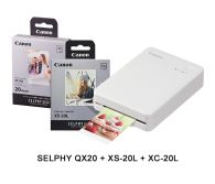 [Pre-Order] SELPHY QX20 (Sand White) + XS-20L + XC-20L