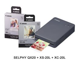 SELPHY QX20 (GREY) + XS-20L + XC-20L