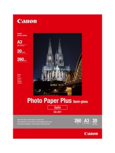 Canon SG-201 Photo Paper Plus Semi-Gloss A3 20 Sheets 260g/m2