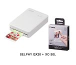 SELPHY QX20 (Sand White) + XC-20L
